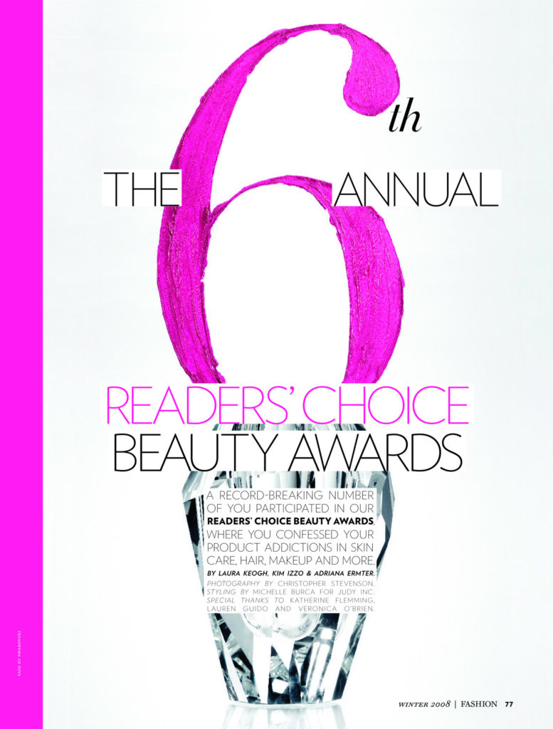 The 6th Annual Reader’s Choice Beauty Awards