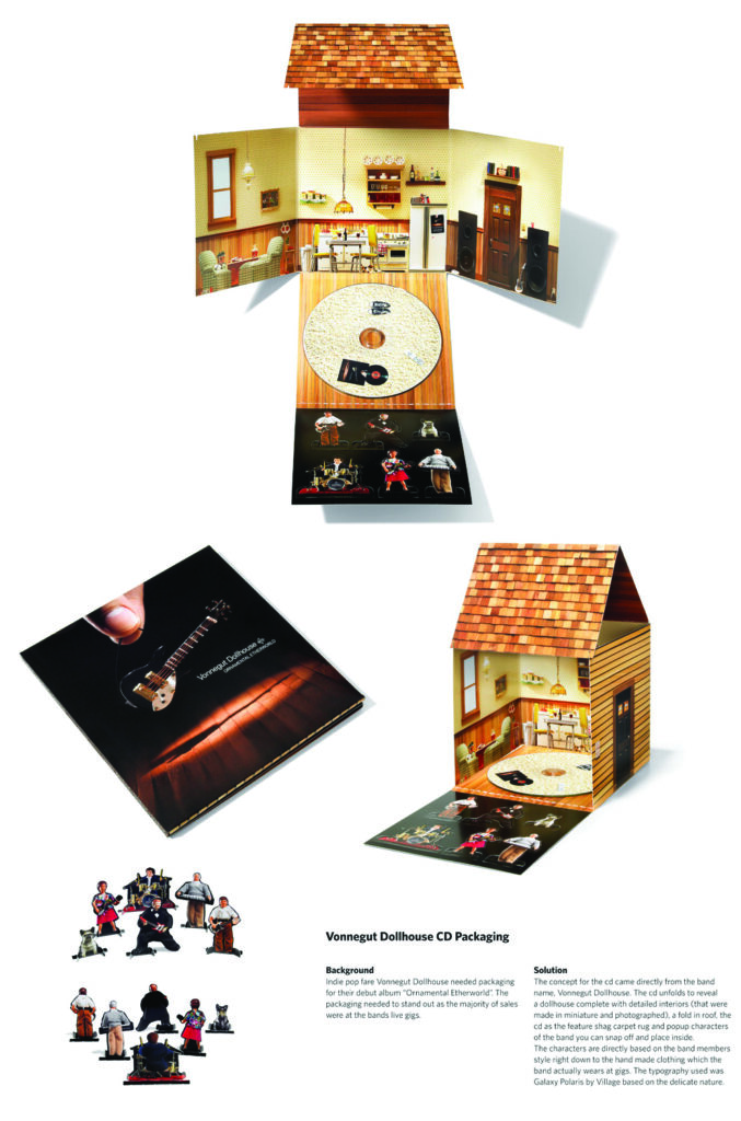 Vonnegut Dollhouse CD Packaging