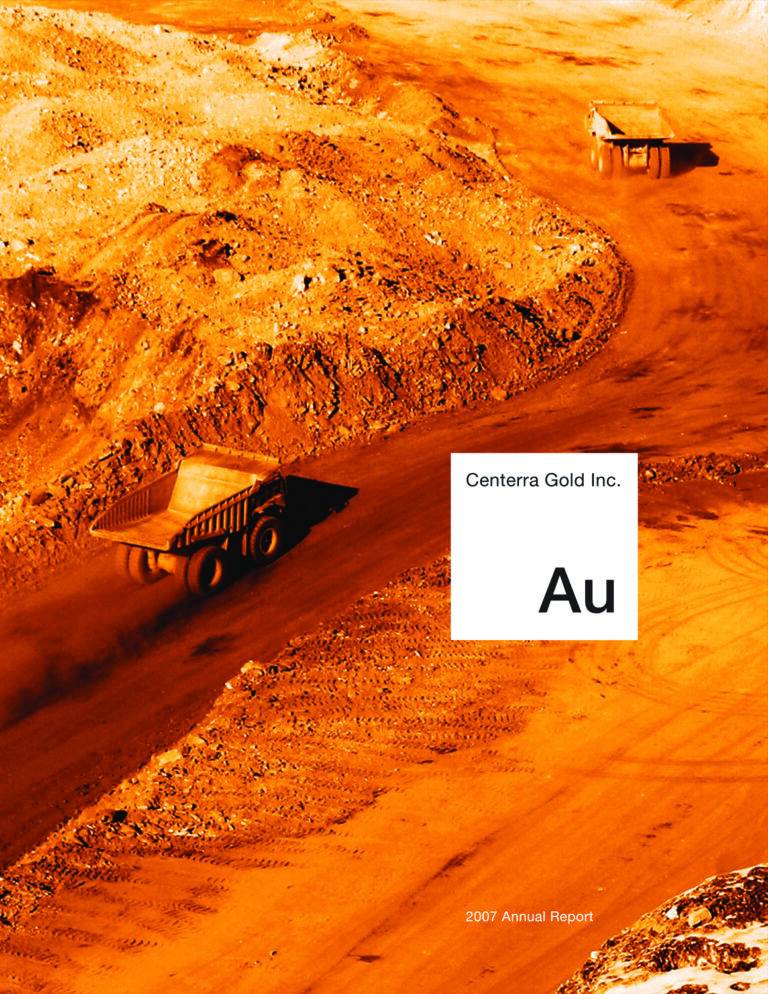 Centerra Gold 2007 Annual Report