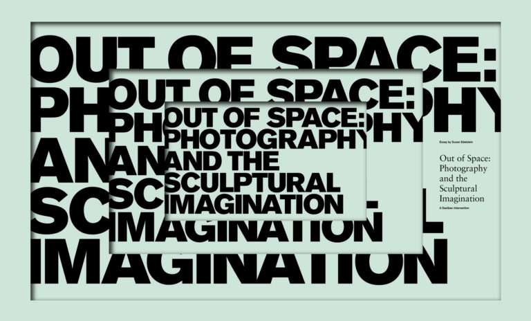 Out of Space: Photography and the Sculptural Imagination