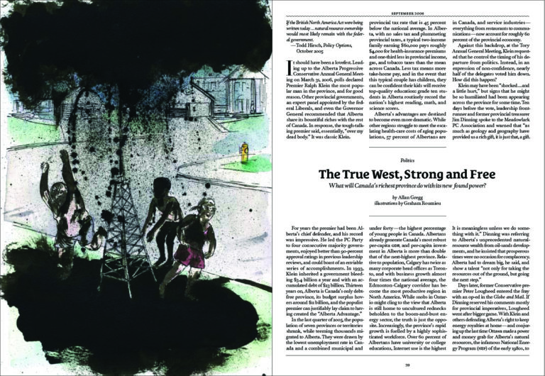 The True West, Strong and Free