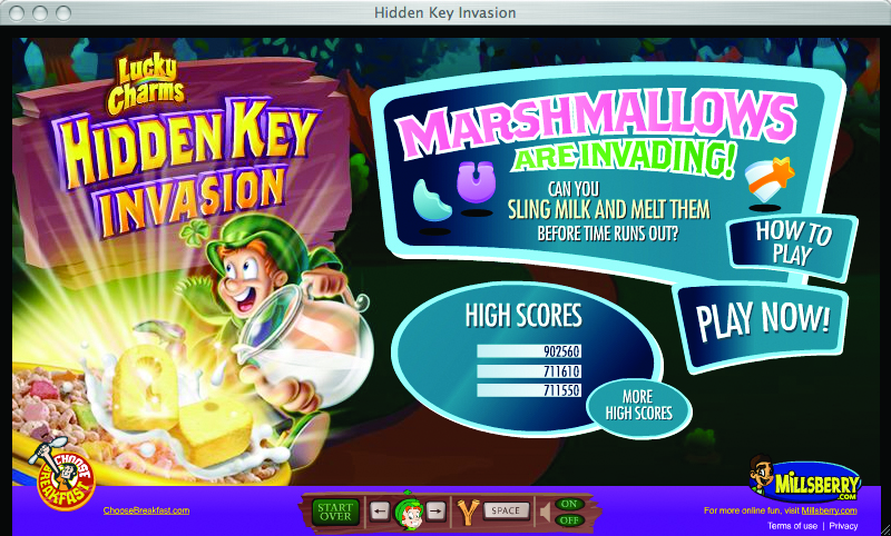 Lucky Charms Hidden Key Invasion