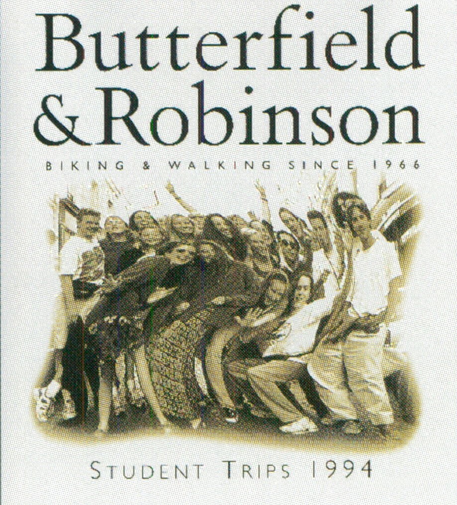 Butterfield & Robinson Student Trips 1994