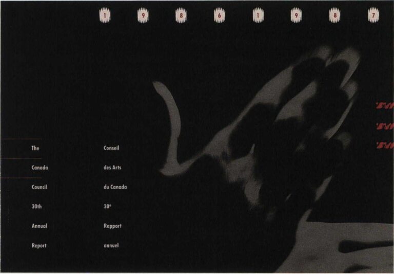 The Canada Council 30th Annual Report 1986 / 87