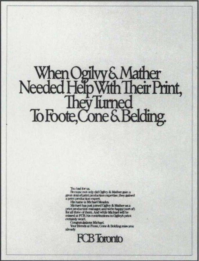 When Ogilvy & Mather needed help...