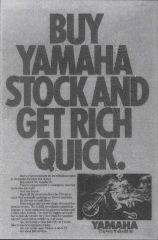 Buy Yamaha Stock / Cook All Week / Yamaha Wins Daytona / Looks Like A Hot Summer