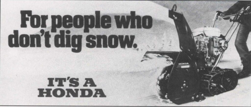 Honda Snowthrower