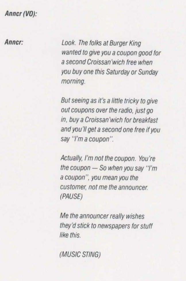 Radio Coupon