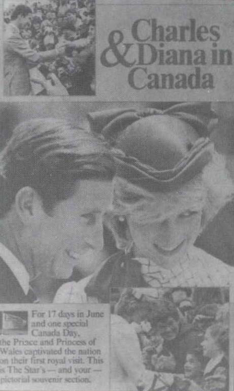 Charles & Diana in Canada