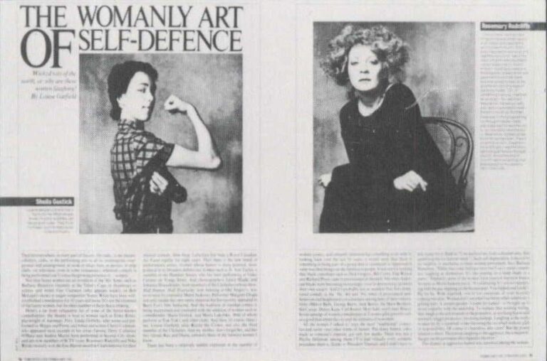 The Womanly Art of Self-Defence