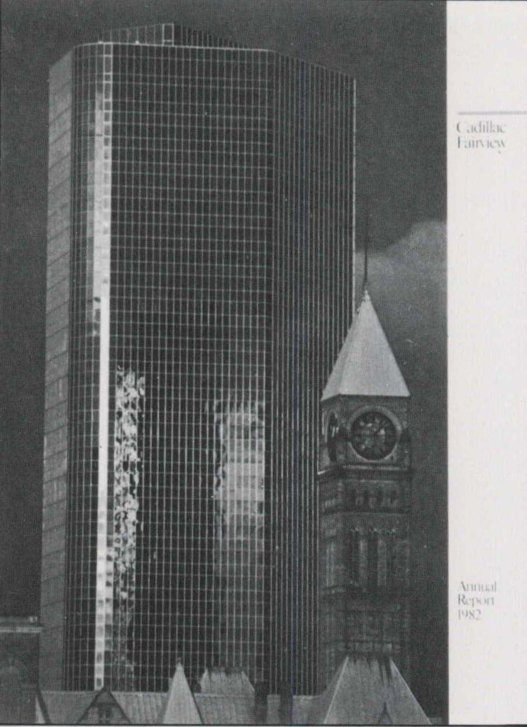 Cadillac Fairview Annual Report 1982