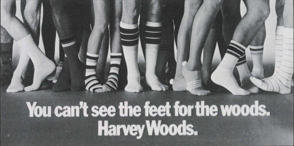 You Can't See The Feet For The Woods