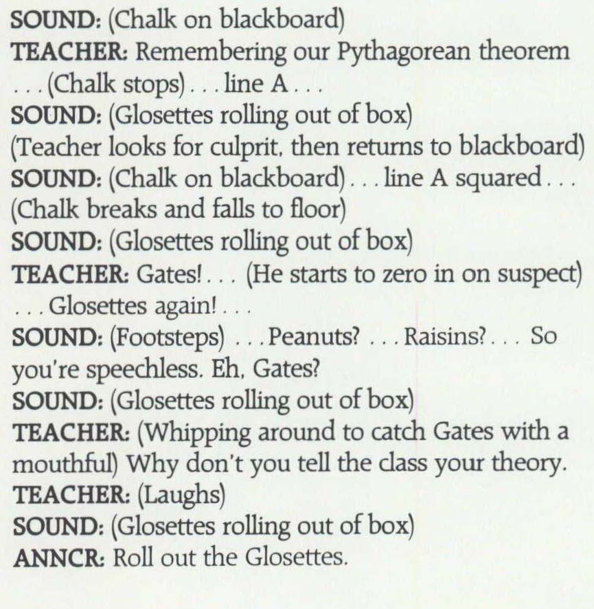 Teacher-Glosettes