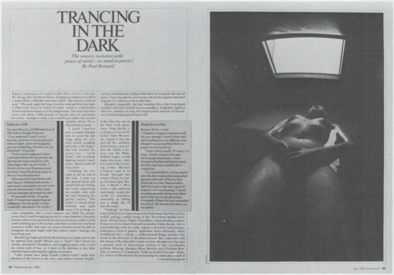 Trancing in the Dark