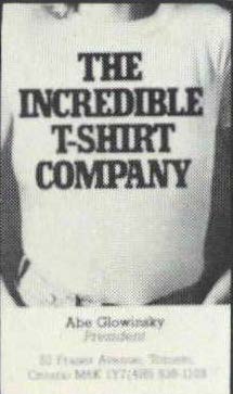 The Incredible T-Shirt Company