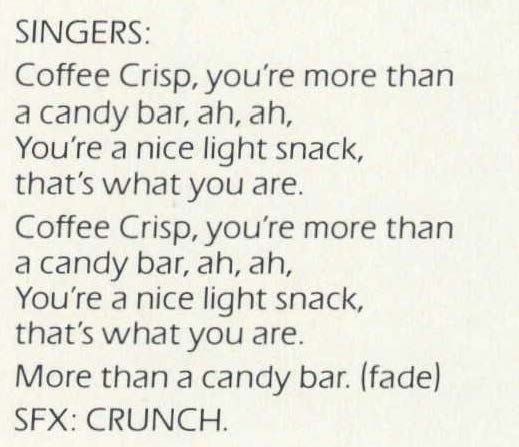 Coffee Crisp - That's What You Are