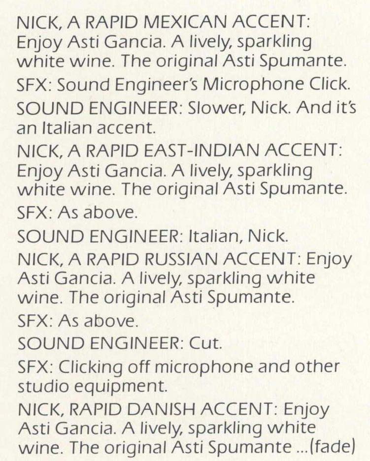 Italian Accent