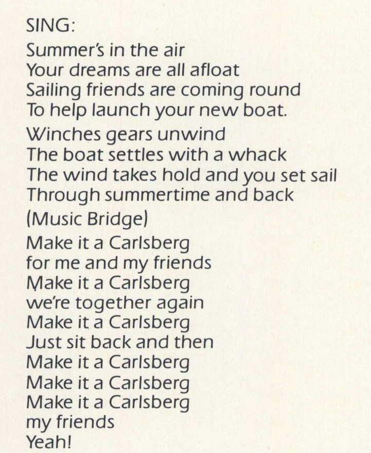 Make it a Carlsberg