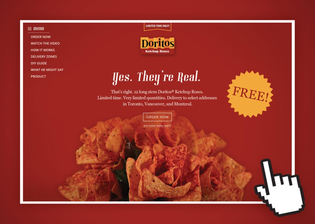 Doritos Ketchup Roses