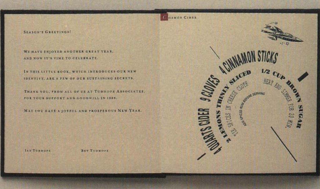 Tudhope Associates Inc. Christmas Recipe Book