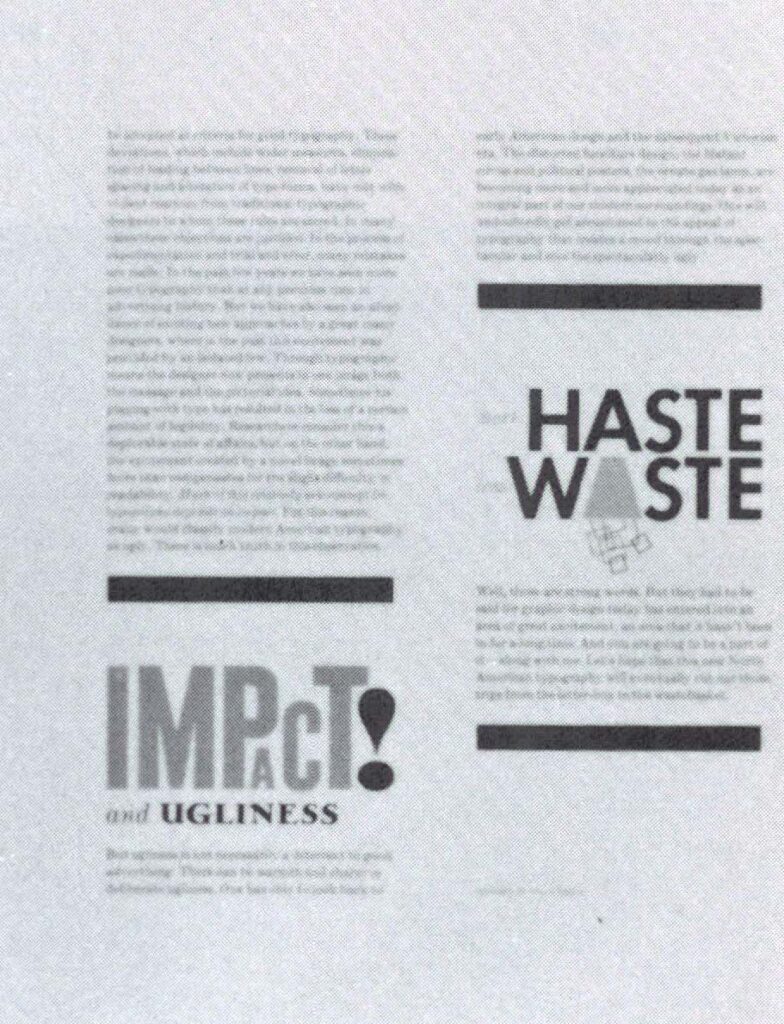 Measure of Typography/Provincial Paper Ltd.
