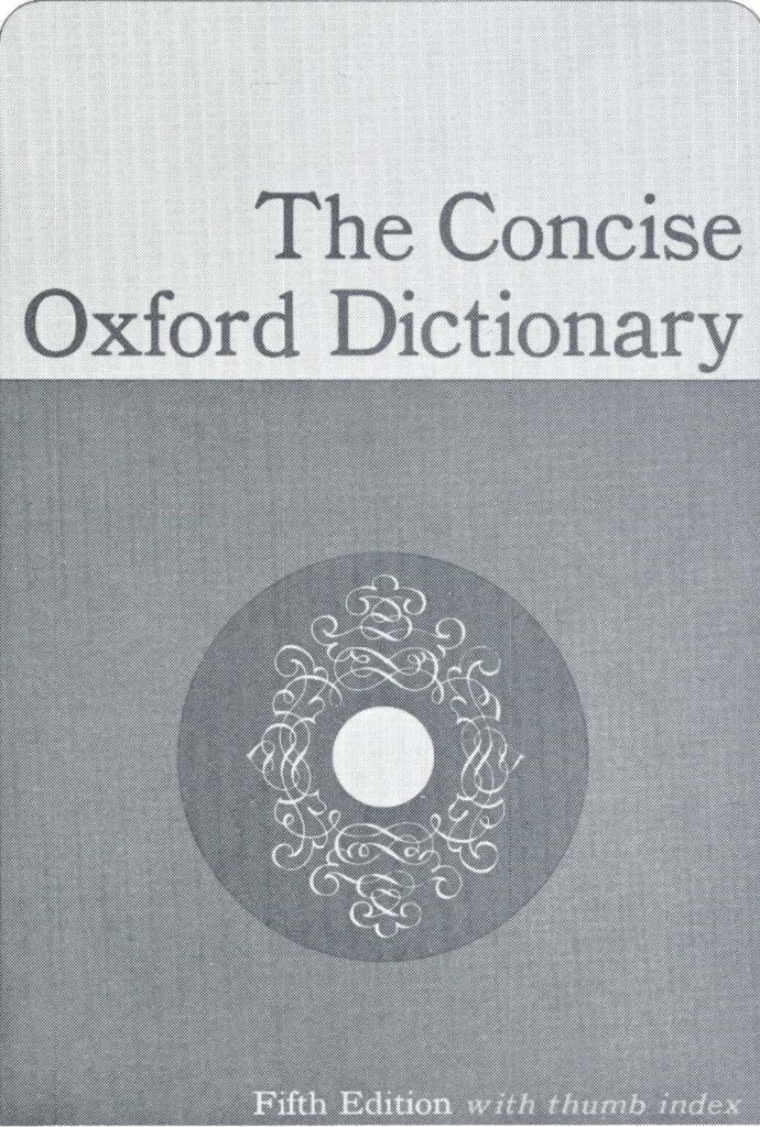 Oxford Dictionary