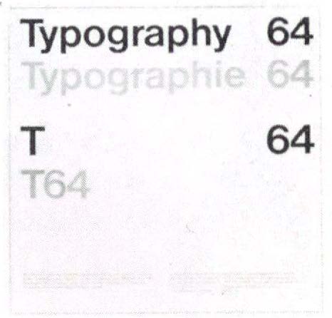 Typography 64