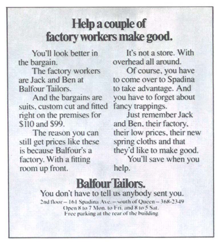Balfour Tailors
