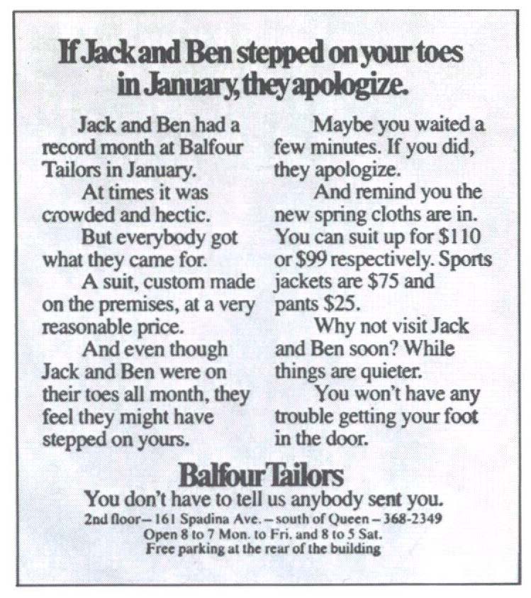 Balfour Tailors