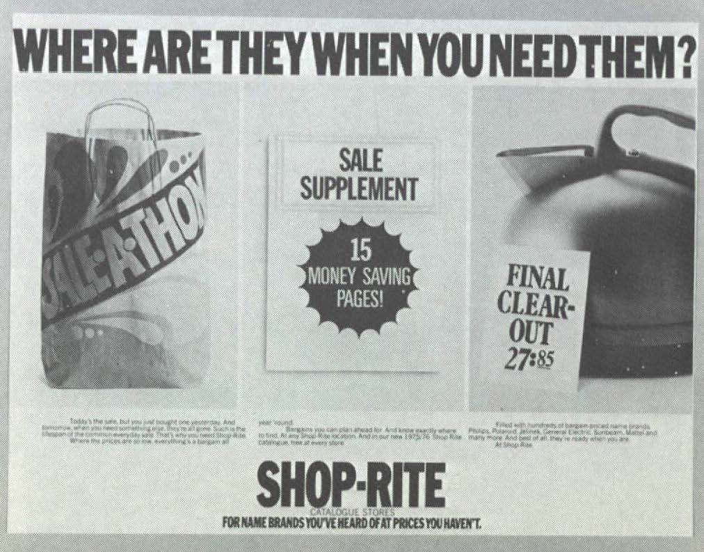 Shop Rite Catalogue Stores