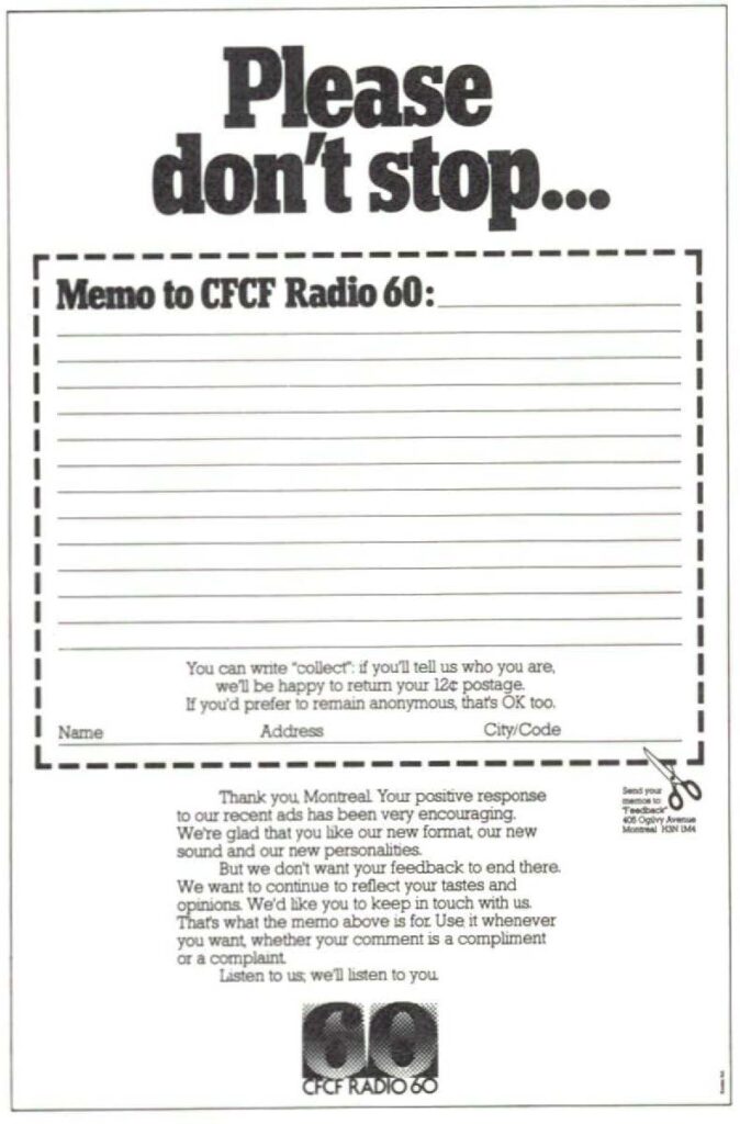 CFCF Radio 60