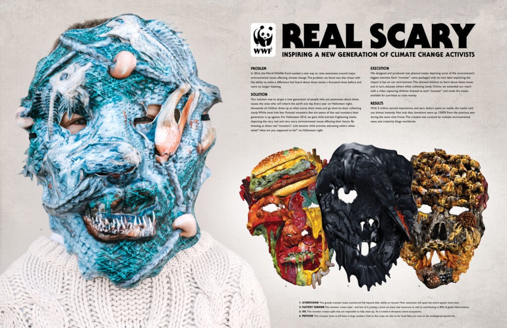 WWF Real Scary Masks