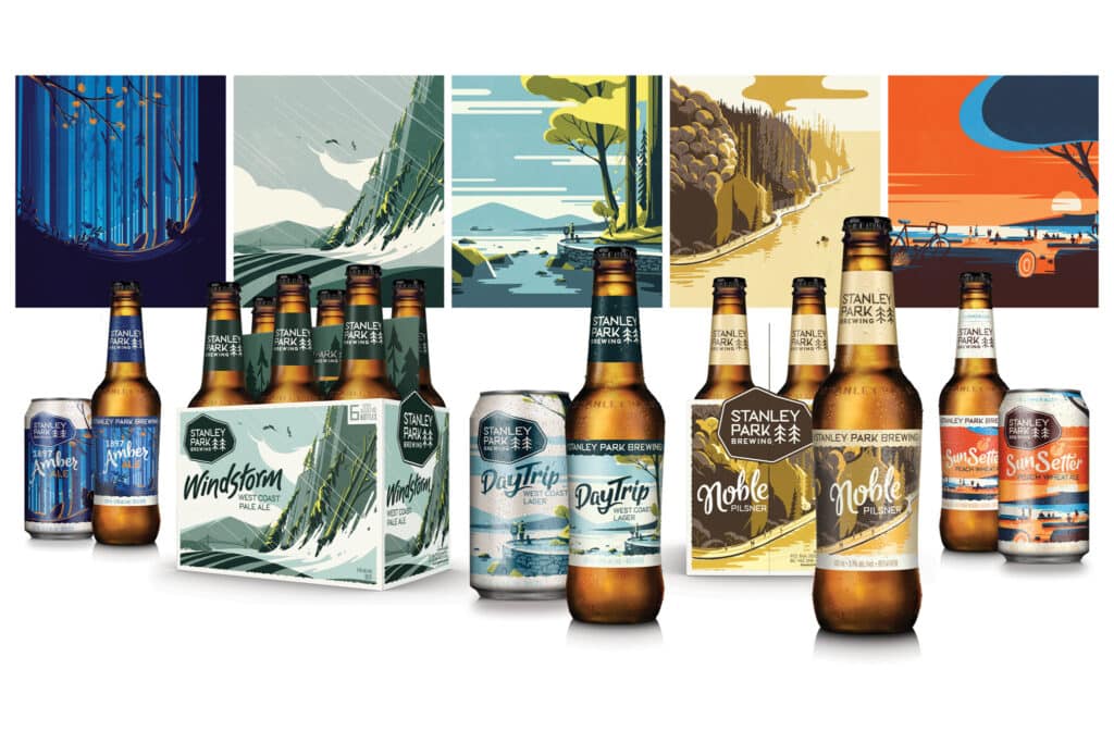 Stanley Park Brewing Package Design