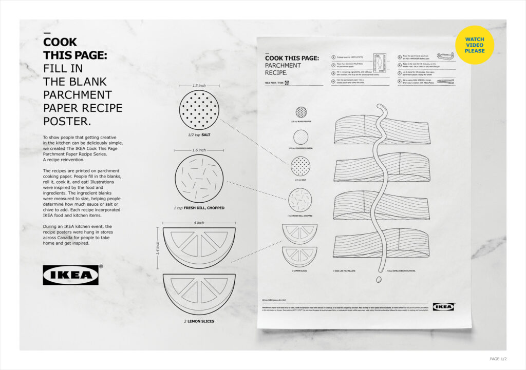 IKEA: Cook This Page