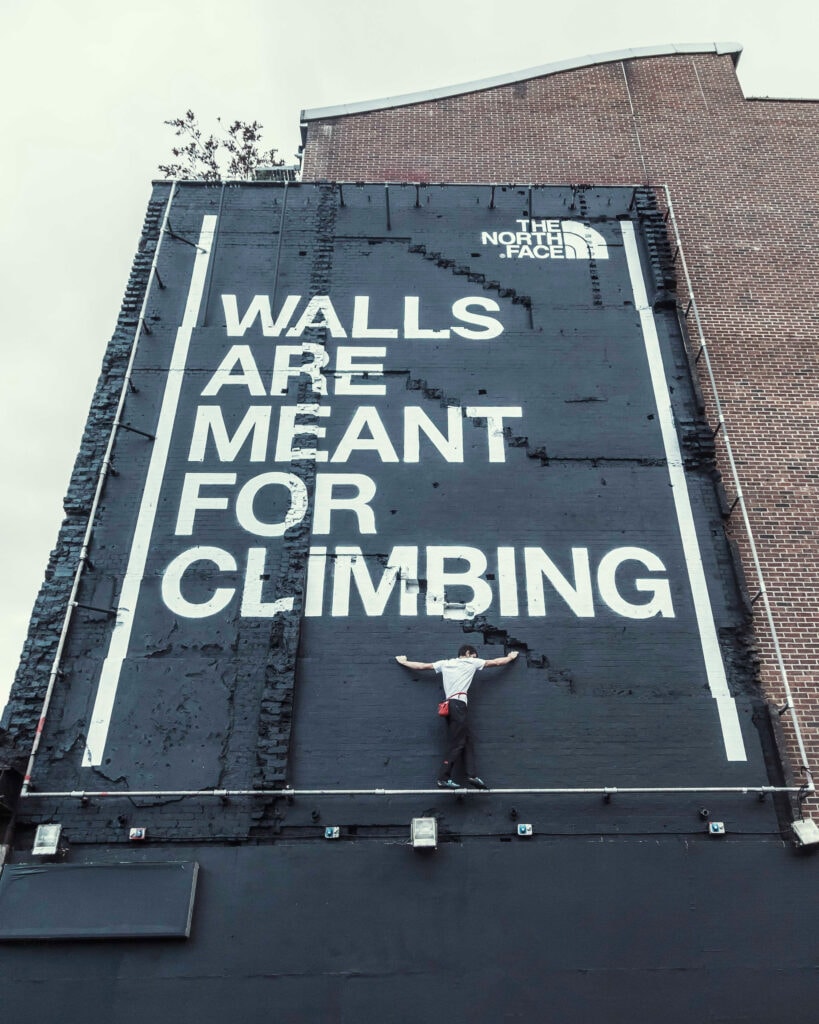 Walls are meant for climbing