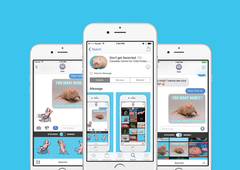 Don't Get Sextorted, Send a Naked Mole Rat