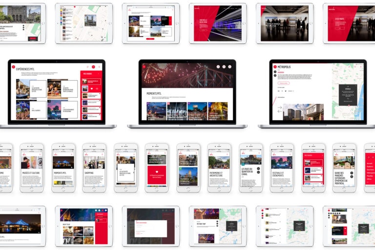 Tourisme Montréal Data-Driven Website