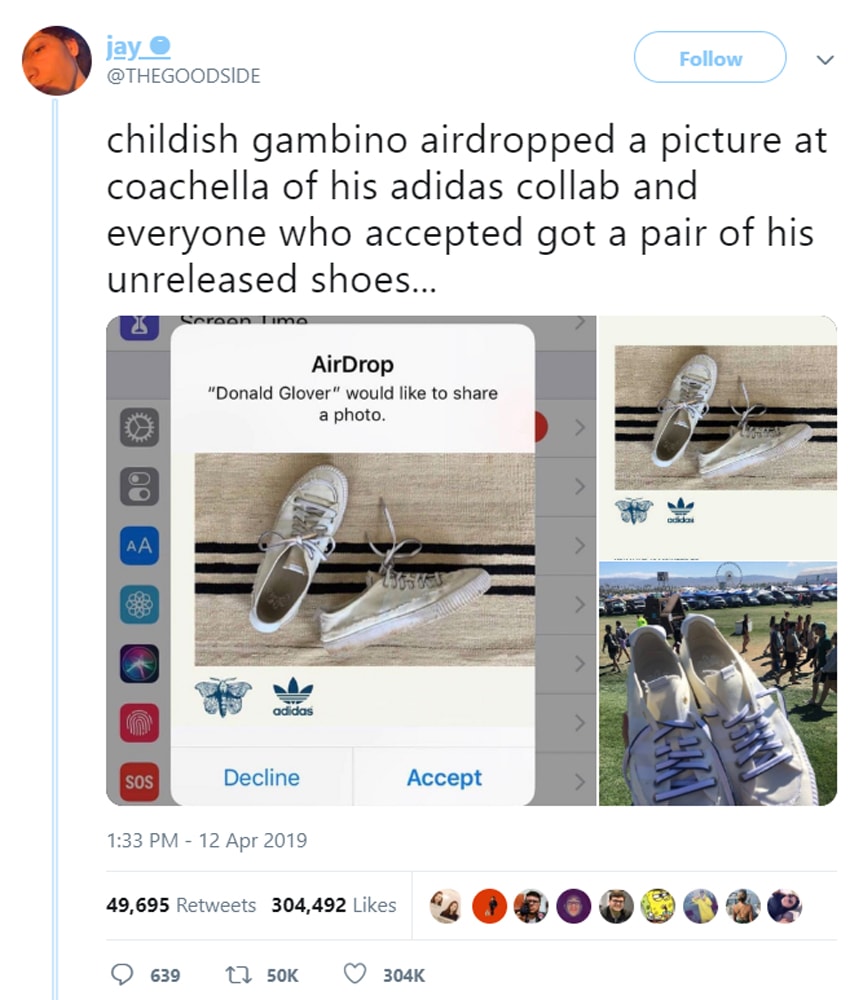 Operation AirDrop at Coachella