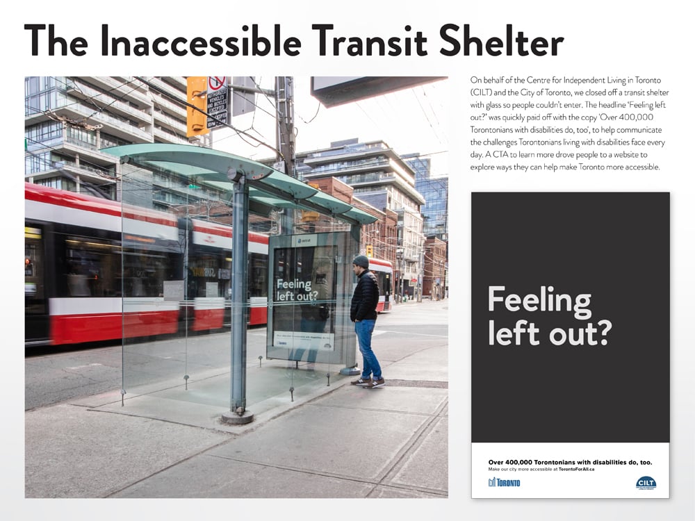 The Inaccessible Transit Shelter