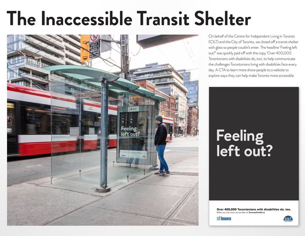 The Inaccessible Transit Shelter