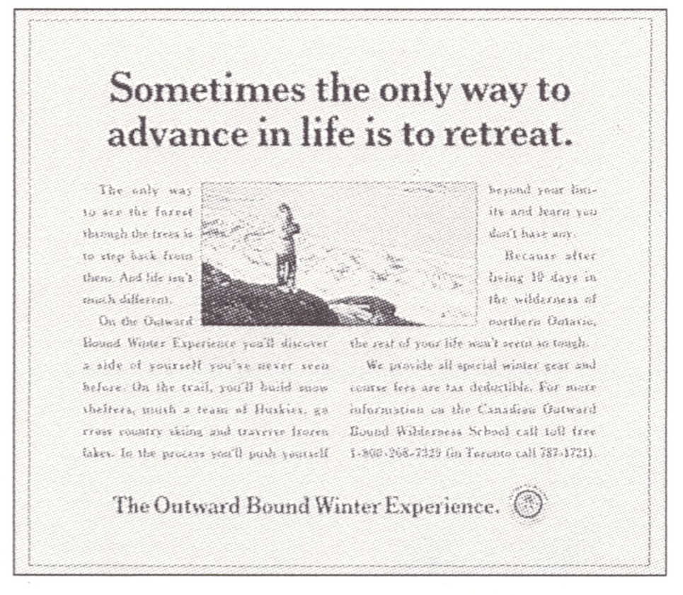 Sometimes The Only Way To Advance...