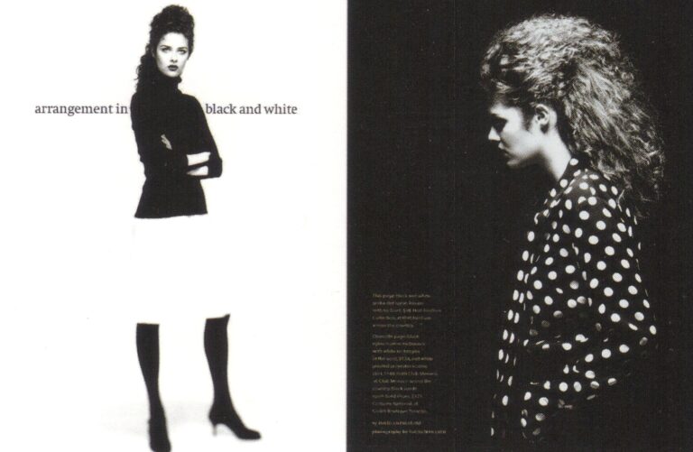 Arrangement In Black And White