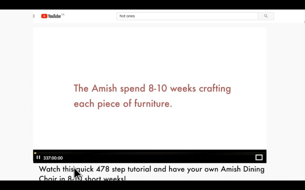 Online Amish Canada- The Loooooooongest Digital Campaign