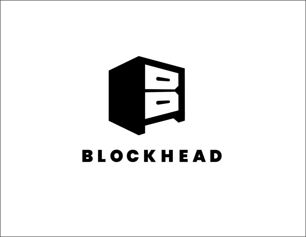 Blockhead — Upcycled Wood Furniture Logo