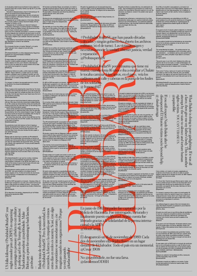 Prohibido Olvidar Poster