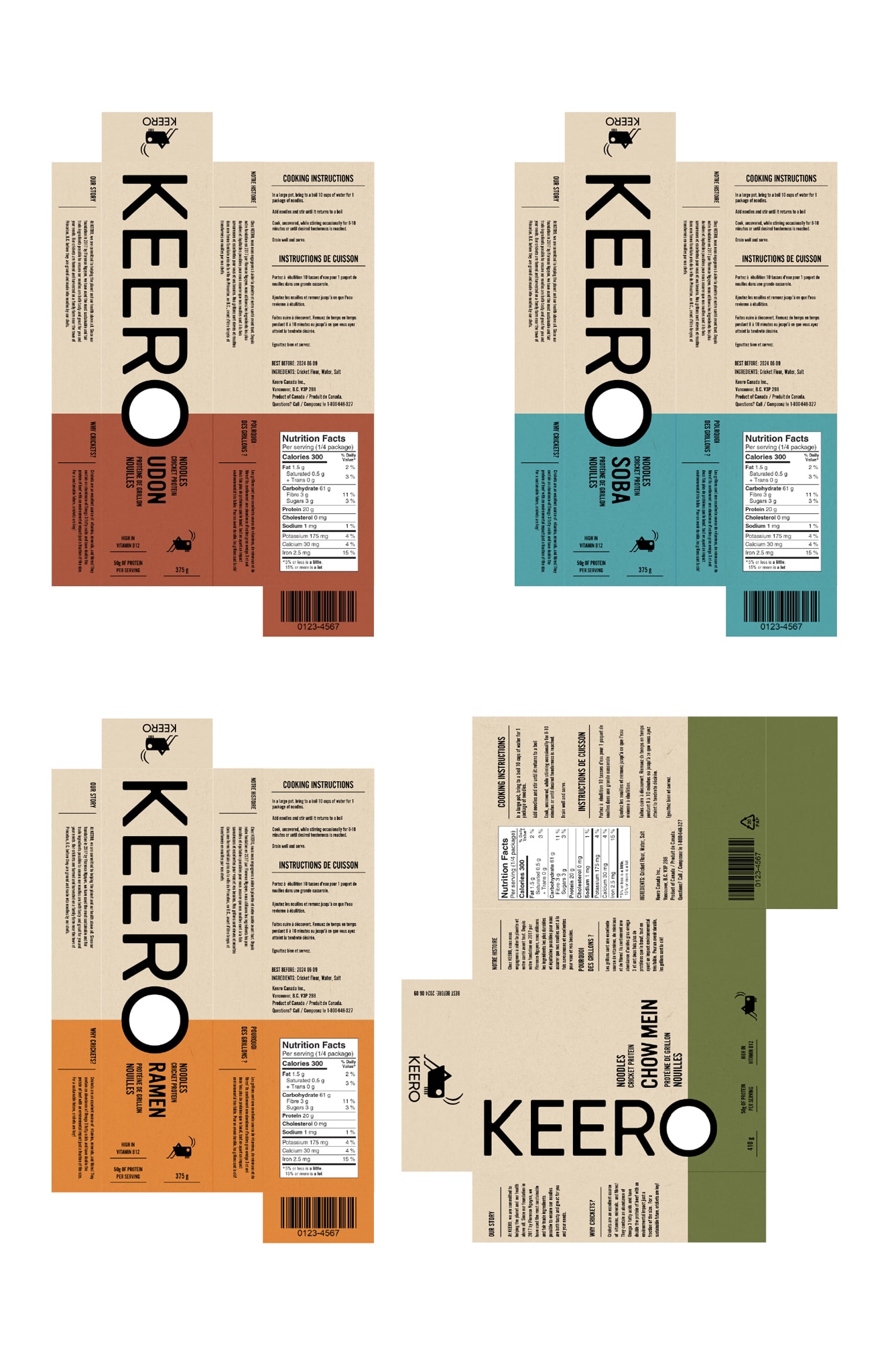 Keero Cricket Protein Noodles The ADCC