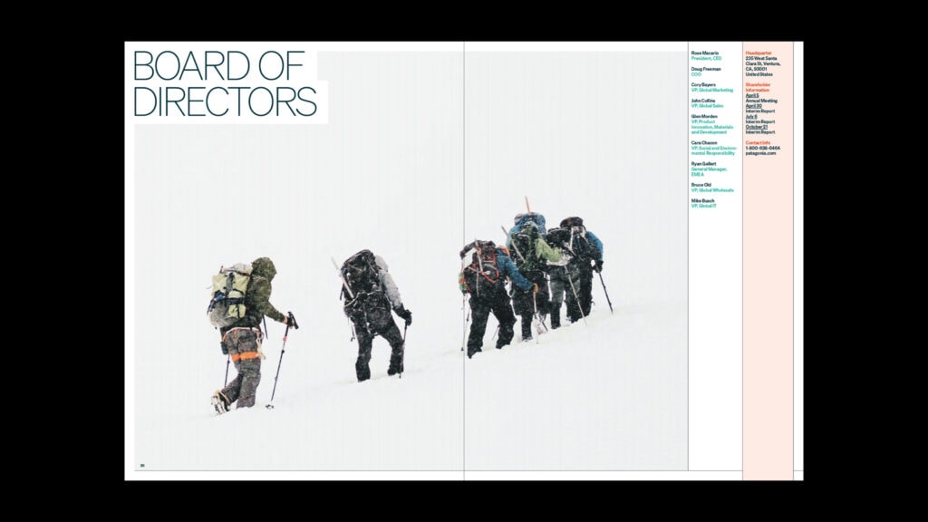 Patagonia Annual Report The ADCC