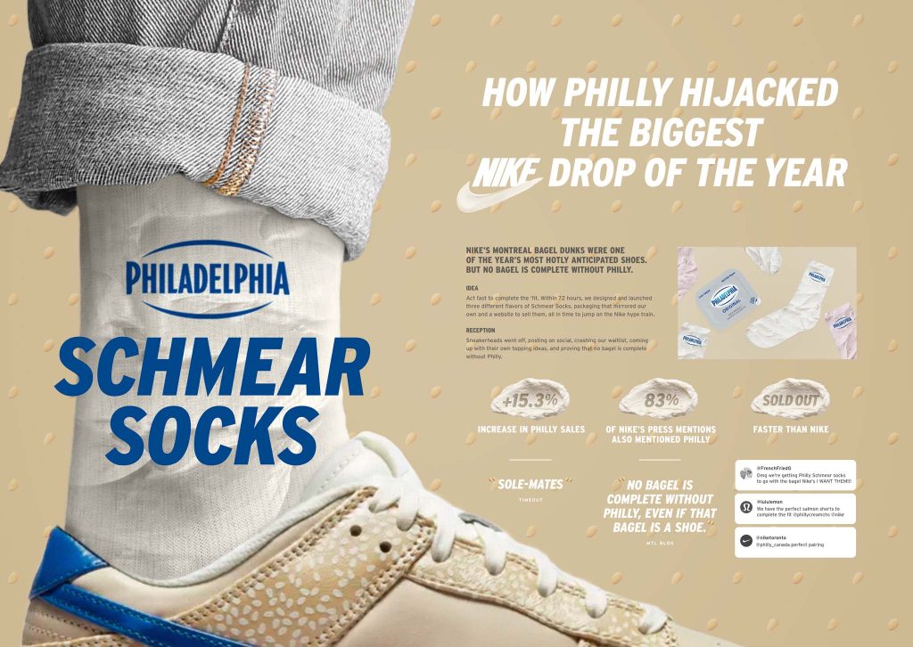 Philadelphia Schmear Socks