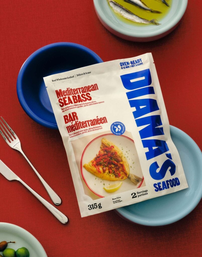 Diana's Seafood Packaging Family