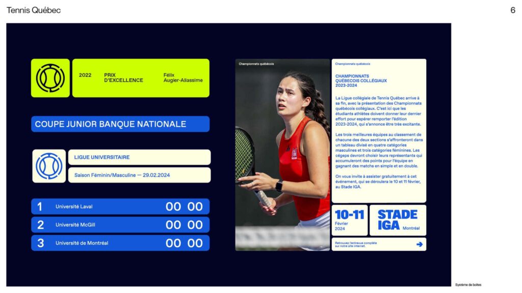 Tennis Québec (Identity)